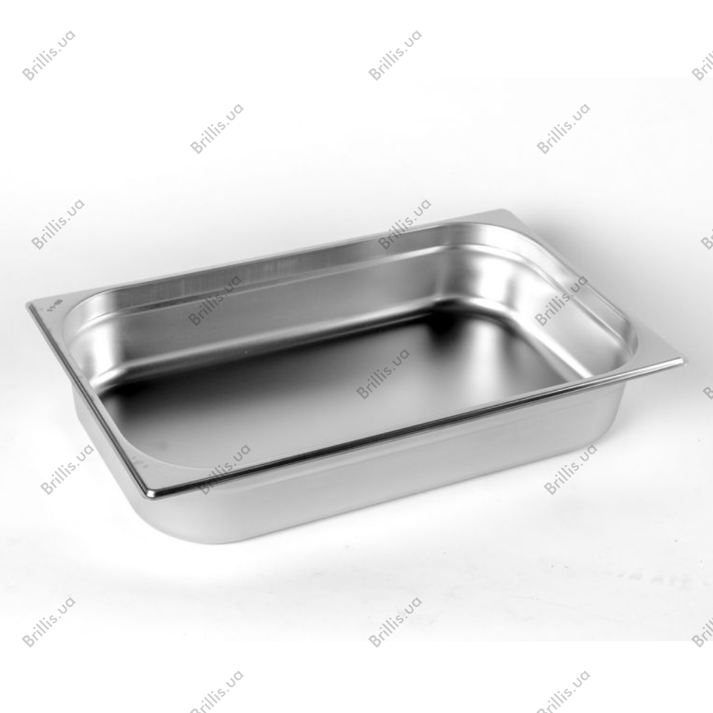 Гастроемкость нержавеющая Brillis GN 1/1 - 100 mm - фото № 1