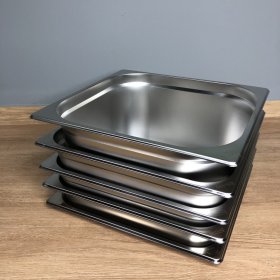 Гастроемкость нержавеющая Brillis GN 2/3 - 20 mm - фото № 5