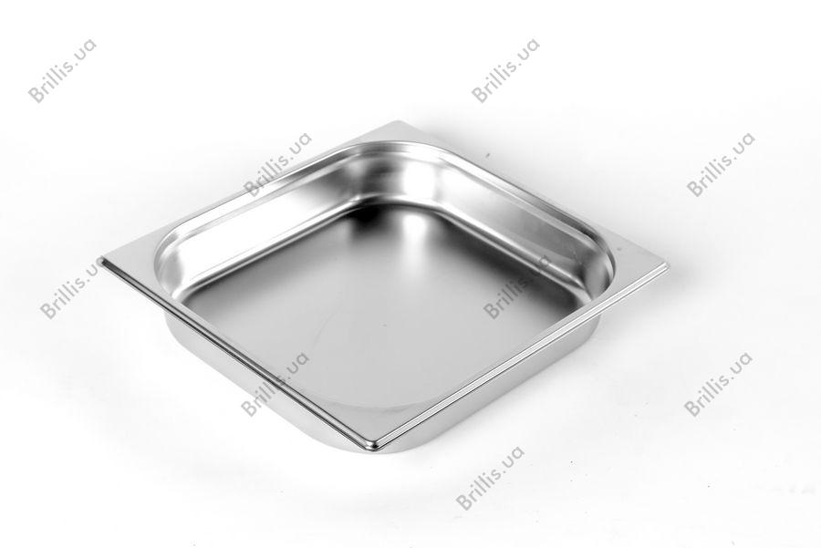 Гастроемкость нержавеющая Brillis GN 2/3 - 65 mm - фото № 1