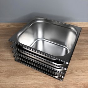 Гастроемкость нержавеющая Brillis GN 2/3 - 100 mm - фото № 5