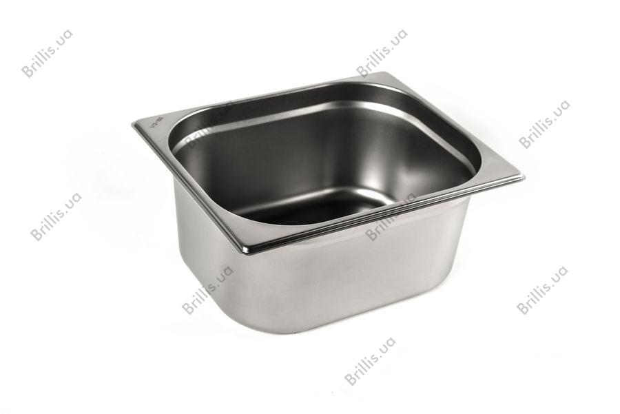 Гастроємність нержавіюча Brillis GN 1/2 - 150 mm - фото № 1