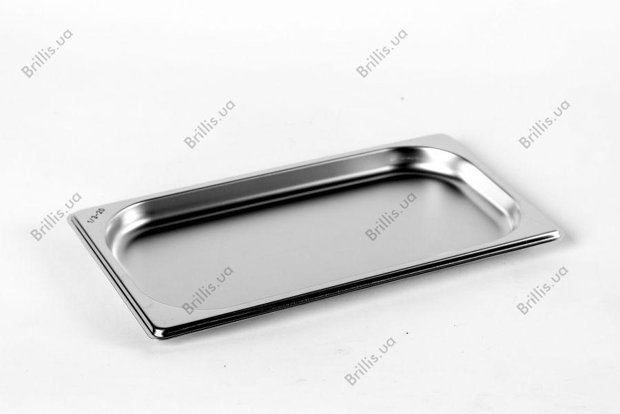 Гастроємність нержавіюча Brillis GN 1/3 - 20 mm - фото № 1