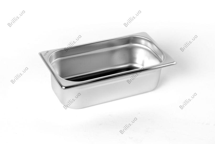 Гастроемкость нержавеющая Brillis GN 1/3 - 100 mm - фото № 1