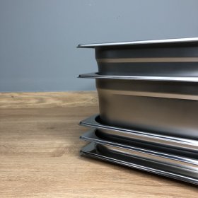 Гастроемкость нержавеющая Brillis GN 1/4 - 40 mm - фото № 5