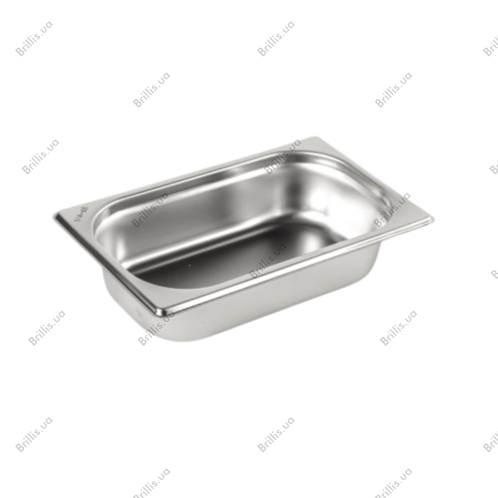 Гастроемкость нержавеющая Brillis GN 1/4 - 65 mm - фото № 1