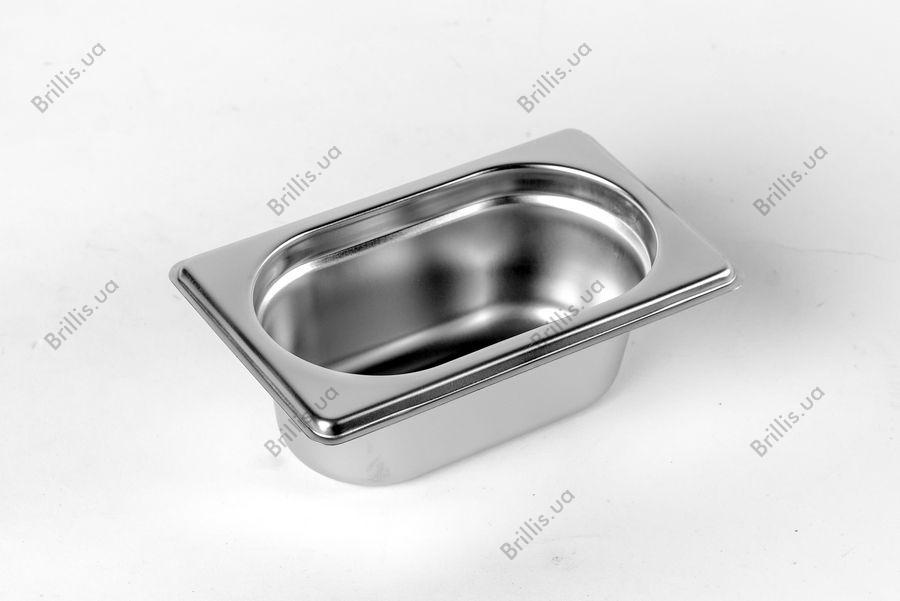 Гастроемкость нержавеющая Brillis GN 1/9 - 65 mm - фото № 1