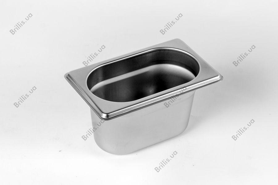 Гастроємність нержавіюча Brillis GN 1/9 - 100 mm - фото № 1