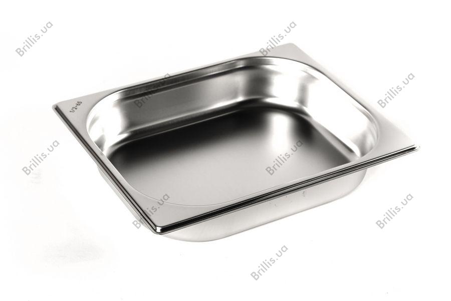 Нержавіюча гастроємність Brillis GN 1/2 - 65 mm. - фото № 1