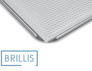 Деко з алюмінію перфороване Brillis GN 1/1(530x325x15)  - фото № 2