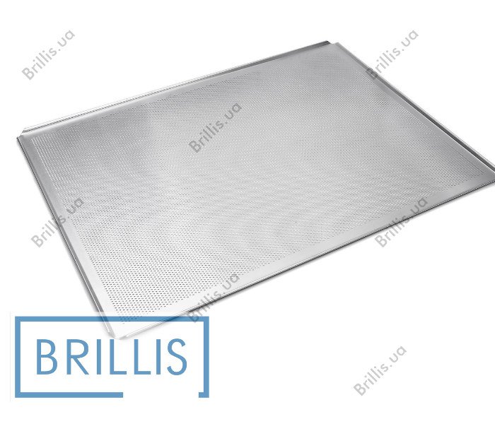 Противень из алюминия перфорированный Brillis 800x600х10  - фото № 1