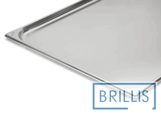 Гастроємність Brillis н/ж сталь GN 2/1-20 мм (650x530x20мм) - фото № 2