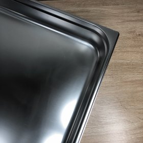 Гастроемкость Brillis н/ж сталь GN 2/1-100 мм (650x530x100мм) - фото № 4