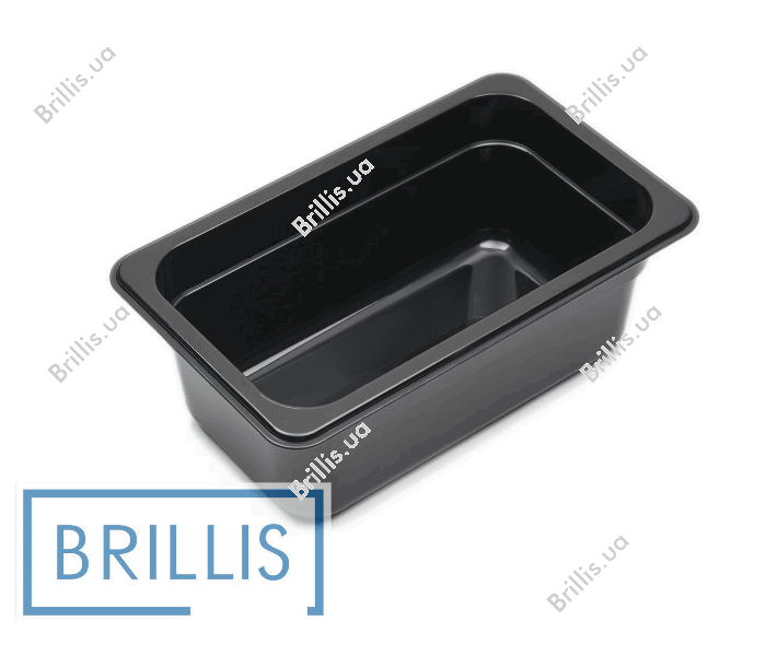 Гастроемкость РС 1/4-100 мм из поликарбоната Brillis (265х162х100) - фото № 1