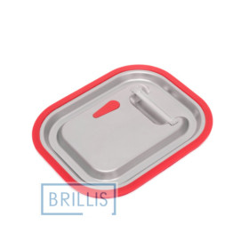 Крышка н/ж Brillis GN 1/2 с силиконовым уплотнителем для гастроемкости 