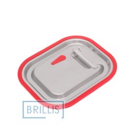Крышка н/ж Brillis GN 1/2 с силиконовым уплотнителем для гастроемкости 