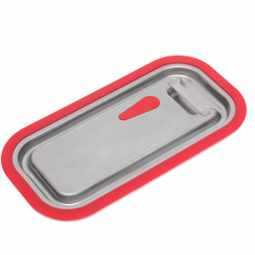 Крышка н/ж Brillis GN 1/3 с силиконовым уплотнителем и клапаном для гастроемкости 