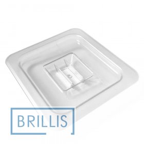 Крышка гастроемкости BRILLIS с поликарбоната GN 1/6, прозрачная