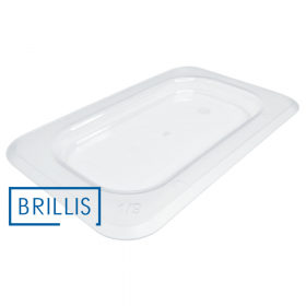 Крышка гастроемкости BRILLIS с поликарбоната GN 1/9, прозрачная - фото № 3