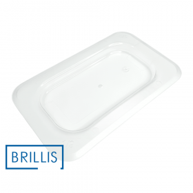 Крышка гастроемкости BRILLIS с поликарбоната GN 1/9, прозрачная