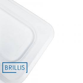 Крышка гастроемкости BRILLIS с поликарбоната GN 1/9, прозрачная - фото № 2