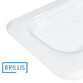 Крышка гастроемкости BRILLIS с поликарбоната GN 1/9, прозрачная - фото № 4