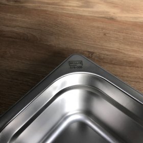 Гастроемкость нержавеющая BRILLIS GN 2/4-100 мм - фото № 3