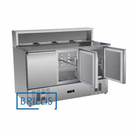 Стіл для піци холодильний тридверний BRILLIS PS903 - фото № 3