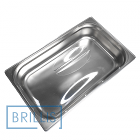 Кришка гастроємності BRILLIS з полікарбонату GN 1/1, прозора купольна - фото № 3