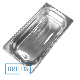 Крышка гастроемкости BRILLIS из поликарбоната GN 1/3, прозрачная купольная  - фото № 4
