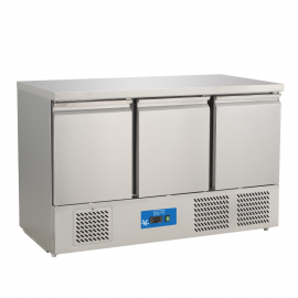 Стол холодильный трехдверный энергоэффективный BRILLIS G-S903V S/S TOP