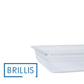 Гастроемкость BRILLIS из поликарбоната GN 1/2-65 мм, прозрачная - фото № 3