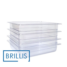 Гастроемкость BRILLIS из поликарбоната GN 1/2-65 мм, прозрачная - фото № 6