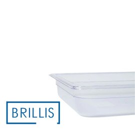 Гастроемкость BRILLIS из поликарбоната GN 1/2-65 мм, прозрачная - фото № 3