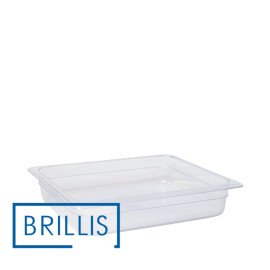 Гастроемкость BRILLIS из поликарбоната GN 1/2-65 мм, прозрачная