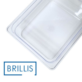 Гастроемкость BRILLIS из поликарбоната GN 1/2-100 мм, прозрачная - фото № 4