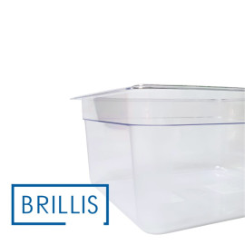 Гастроемкость BRILLIS из поликарбоната GN 1/2-150 мм, прозрачная - фото № 3
