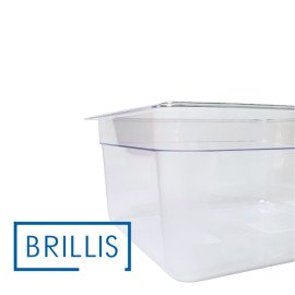 Гастроемкость BRILLIS из поликарбоната GN 1/2-150 мм, прозрачная - фото № 3