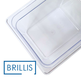 Гастроемкость BRILLIS из поликарбоната GN 1/2-200 мм, прозрачная - фото № 4