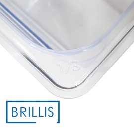 Гастроемкость BRILLIS из поликарбоната GN 1/3-65 мм, прозрачная - фото № 2