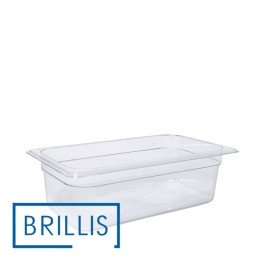 Гастроемкость BRILLIS из поликарбоната GN 1/3-100 мм, прозрачная