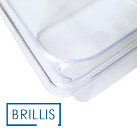 Гастроемкость BRILLIS из поликарбоната GN 1/3-150 мм, прозрачная - фото № 2