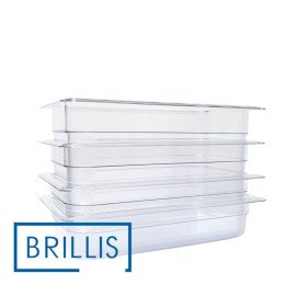Гастроемкость BRILLIS из поликарбоната GN 1/3-150 мм, прозрачная - фото № 5