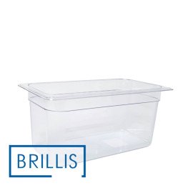 Гастроемкость BRILLIS из поликарбоната GN 1/3-150 мм, прозрачная