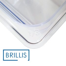 Гастроемкость BRILLIS из поликарбоната GN 1/3-200 мм, прозрачная - фото № 2