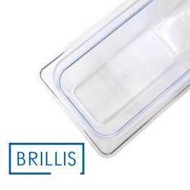 Гастроемкость BRILLIS из поликарбоната GN 1/3-200 мм, прозрачная - фото № 4