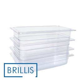Гастроемкость BRILLIS из поликарбоната GN 1/3-200 мм, прозрачная - фото № 6
