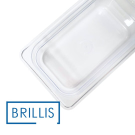 Гастроемкость BRILLIS из поликарбоната GN 1/4-65 мм, прозрачная - фото № 4