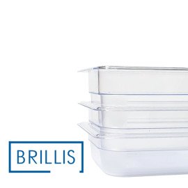 Гастроемкость BRILLIS из поликарбоната GN 1/4-65 мм, прозрачная - фото № 7