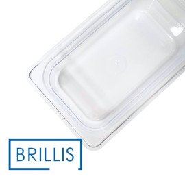 Гастроемкость BRILLIS из поликарбоната GN 1/4-65 мм, прозрачная - фото № 4