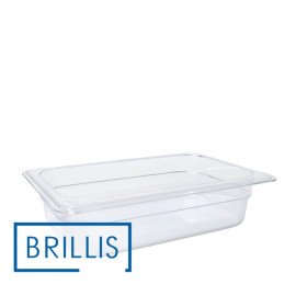 Гастроемкость BRILLIS из поликарбоната GN 1/4-65 мм, прозрачная